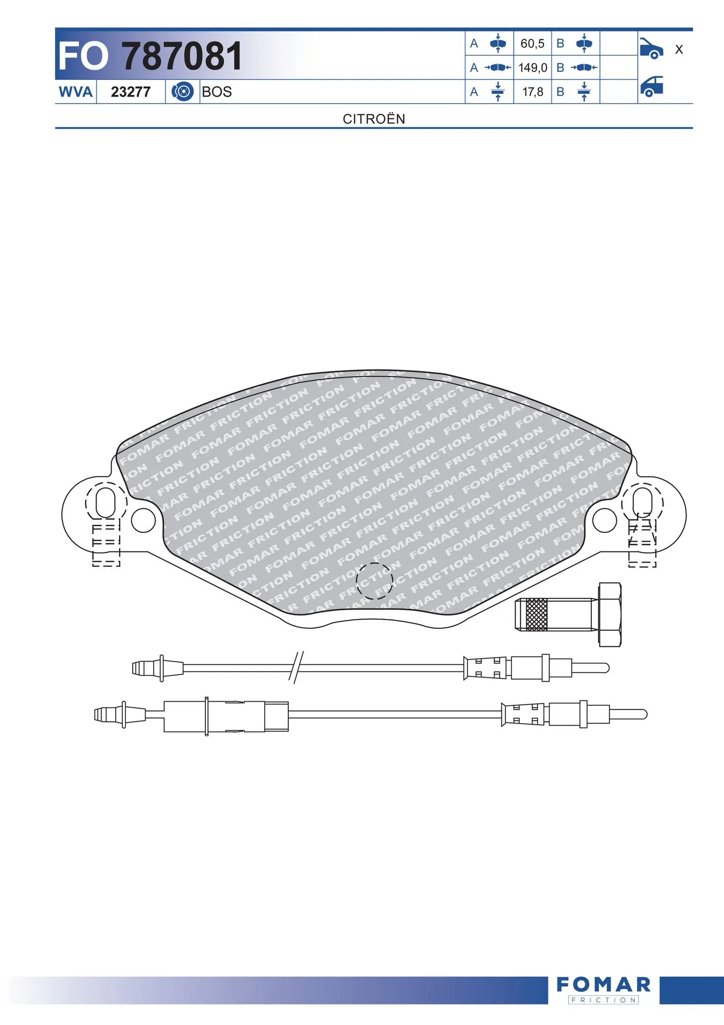 Brake Pad Set, disc brake